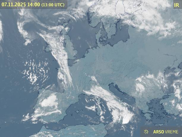 Satelitska slika oblačnosti