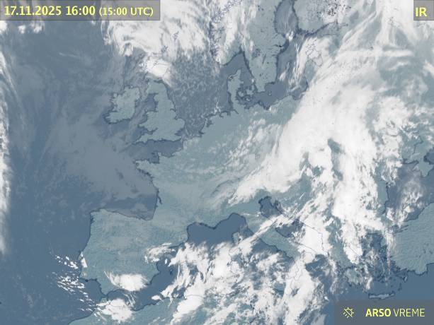 Satelitska slika oblačnosti
