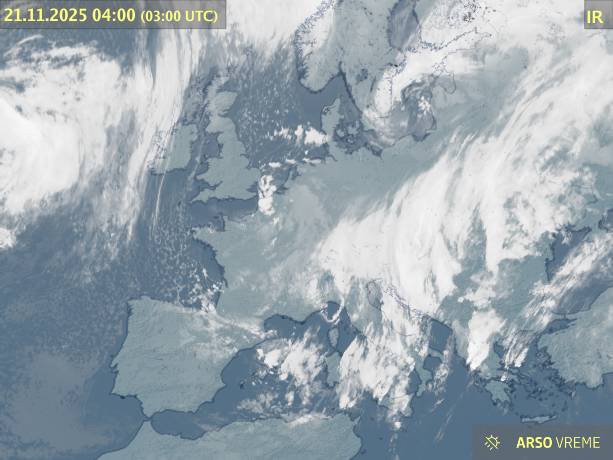 Satelitska slika oblačnosti