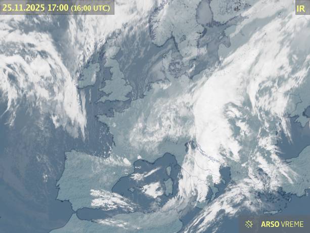 Satelitska slika oblačnosti