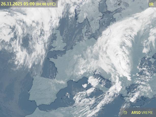 Satelitska slika oblačnosti