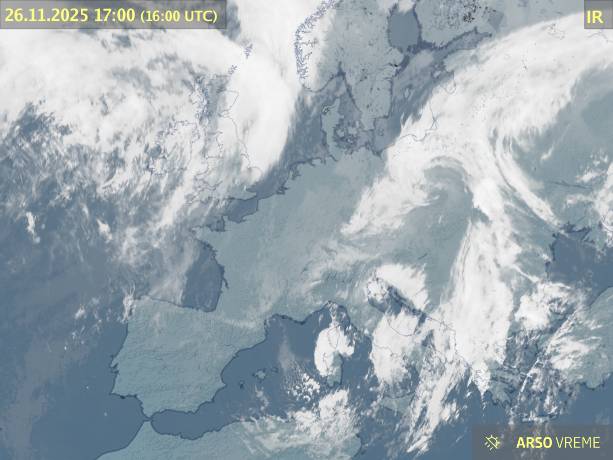 Satelitska slika oblačnosti