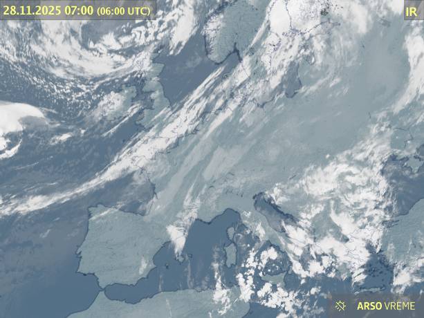 Satelitska slika oblačnosti