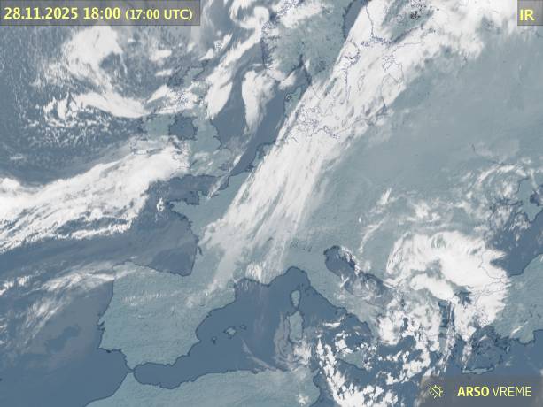 Satelitska slika oblačnosti
