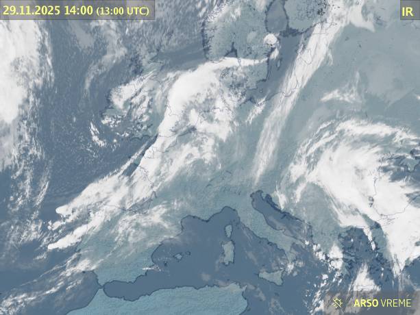 Satelitska slika oblačnosti