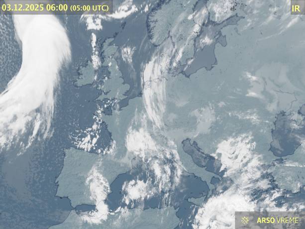 Satelitska slika oblačnosti