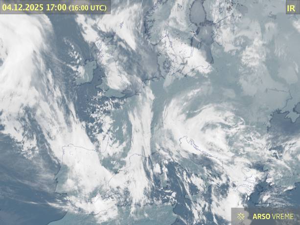 Satelitska slika oblačnosti
