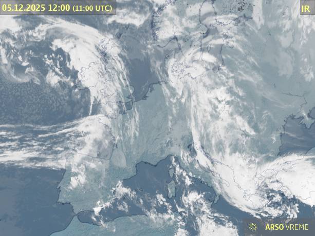 Satelitska slika oblačnosti