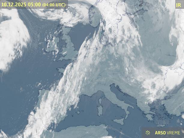 Satelitska slika oblačnosti