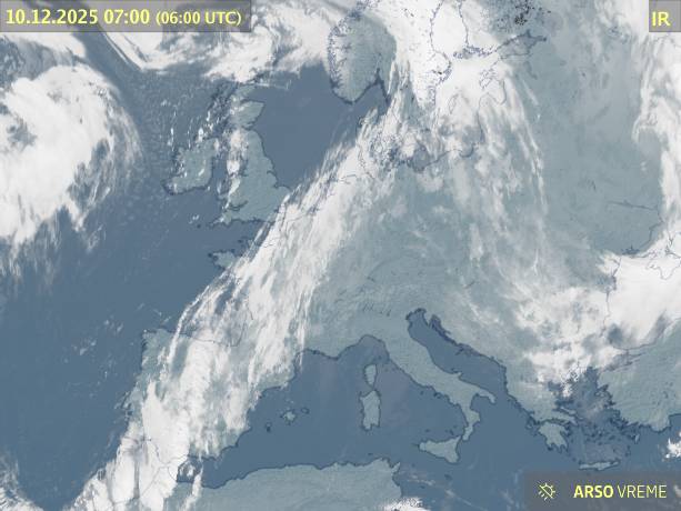 Satelitska slika oblačnosti