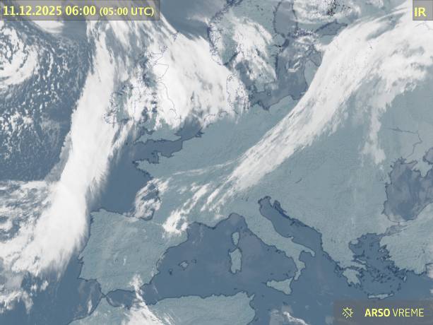 Satelitska slika oblačnosti