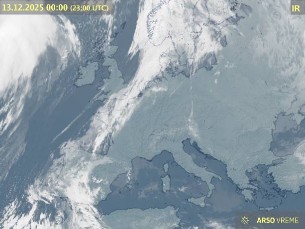 Satelitska slika oblačnosti