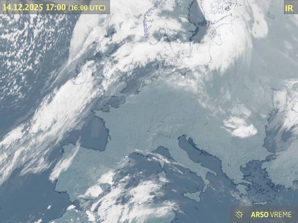 Satelitska slika oblačnosti