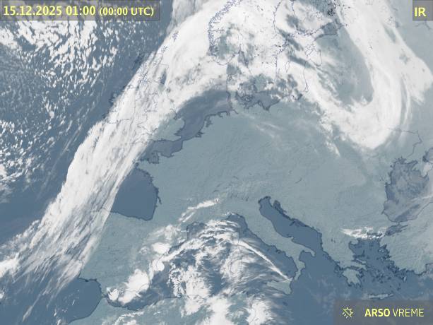 Satelitska slika oblačnosti