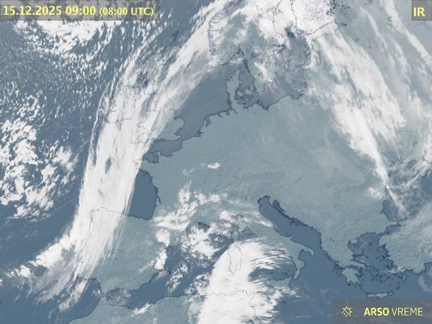 Satelitska slika oblačnosti