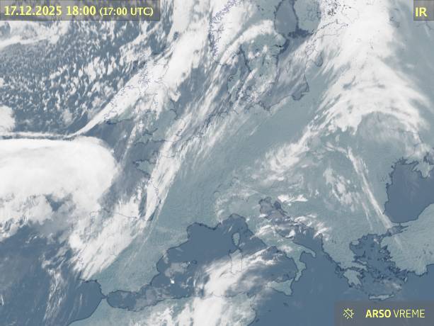 Satelitska slika oblačnosti