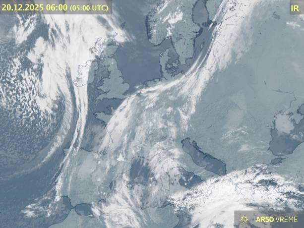 Satelitska slika oblačnosti