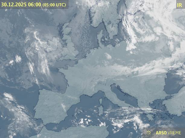 Satelitska slika oblačnosti