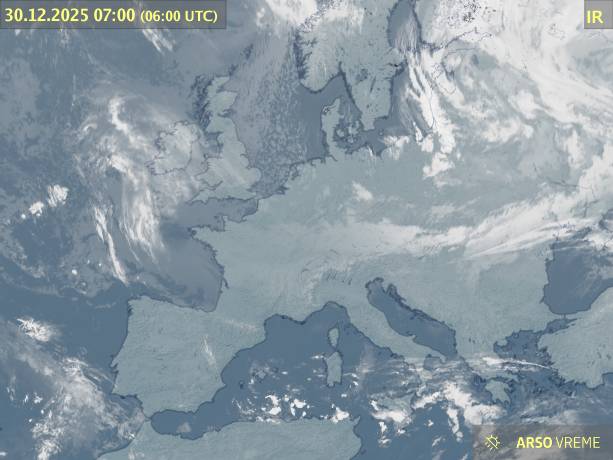 Satelitska slika oblačnosti