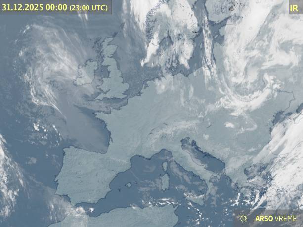 Satelitska slika oblačnosti