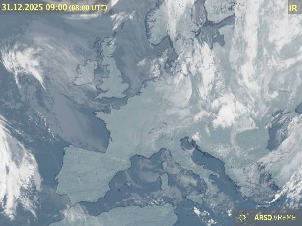 Satelitska slika oblačnosti