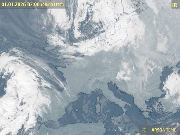 Satelitska slika oblačnosti