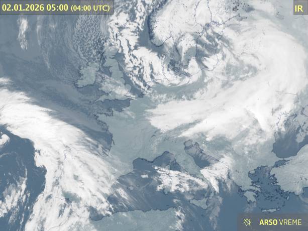 Satelitska slika oblačnosti