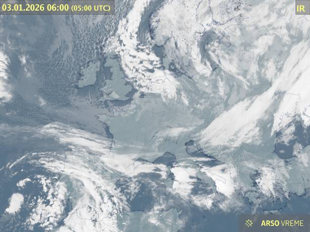 Satelitska slika oblačnosti