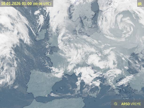 Satelitska slika oblačnosti