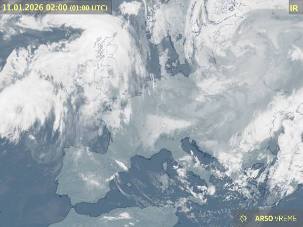 Satelitska slika oblačnosti