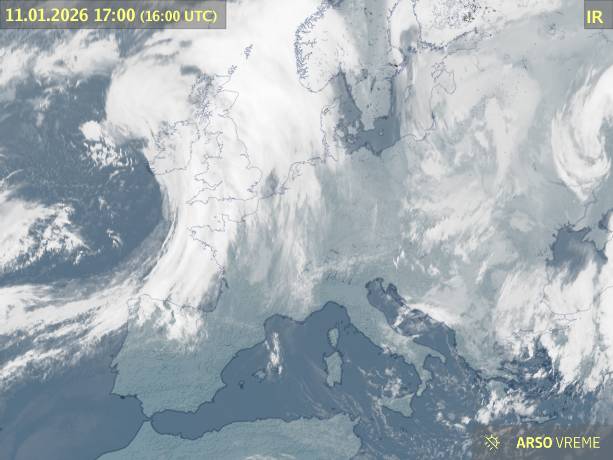 Satelitska slika oblačnosti