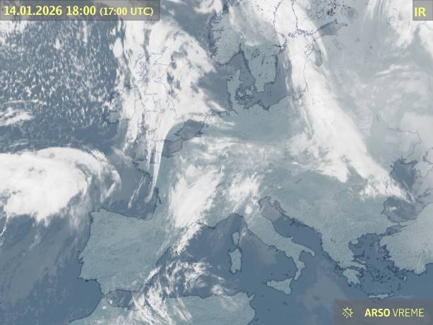 Satelitska slika oblačnosti