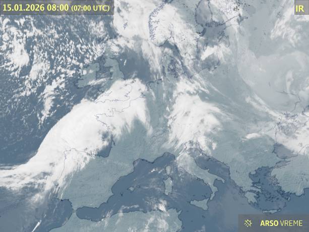 Satelitska slika oblačnosti