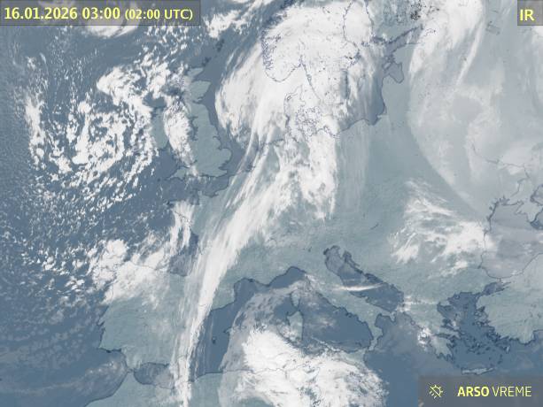Satelitska slika oblačnosti
