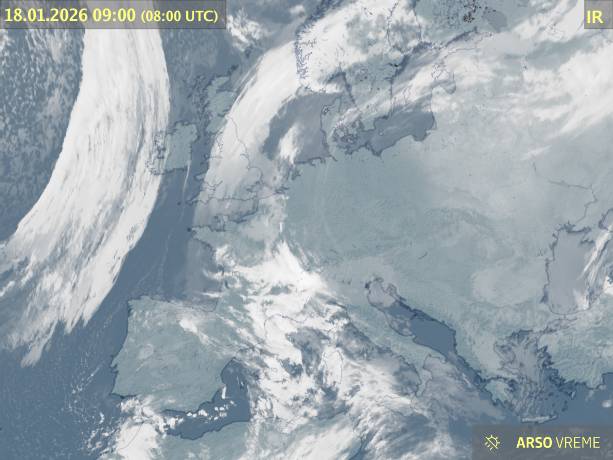 Satelitska slika oblačnosti