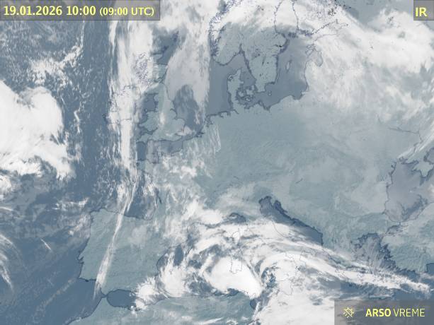 Satelitska slika oblačnosti