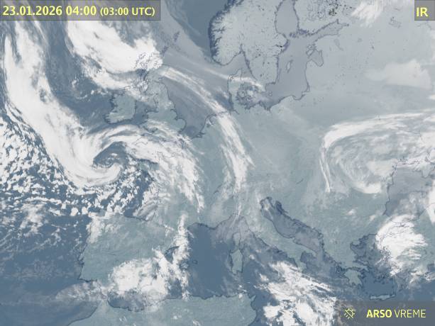Satelitska slika oblačnosti