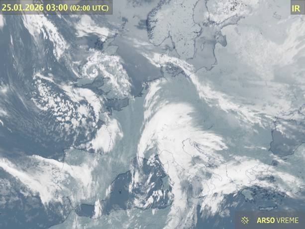 Satelitska slika oblačnosti