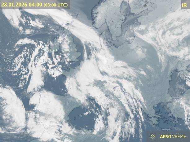 Satelitska slika oblačnosti