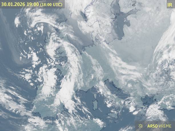 Satelitska slika oblačnosti