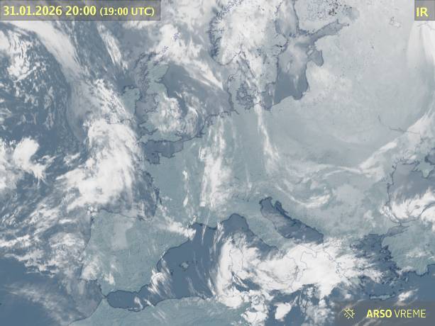 Satelitska slika oblačnosti