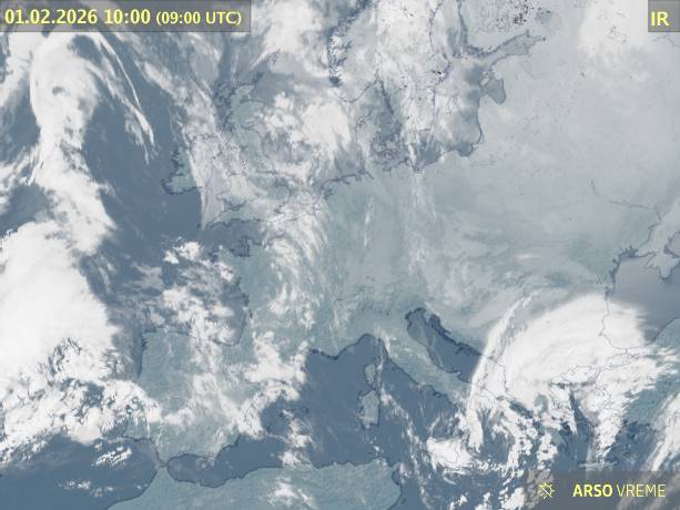 Satelitska slika oblačnosti