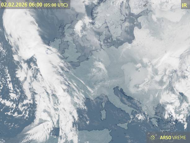 Satelitska slika oblačnosti