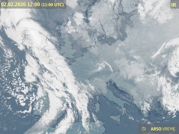 Satelitska slika oblačnosti