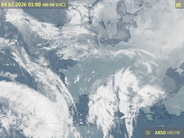 Satelitska slika oblačnosti