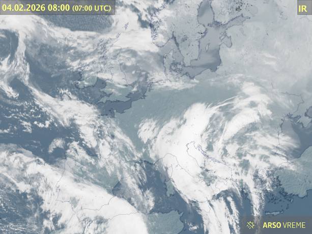 Satelitska slika oblačnosti