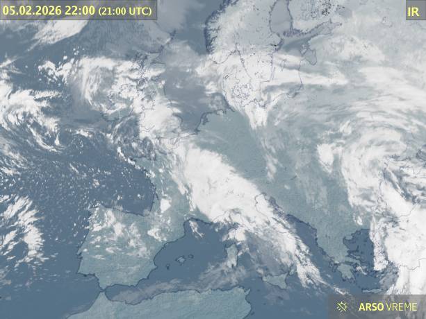Satelitska slika oblačnosti
