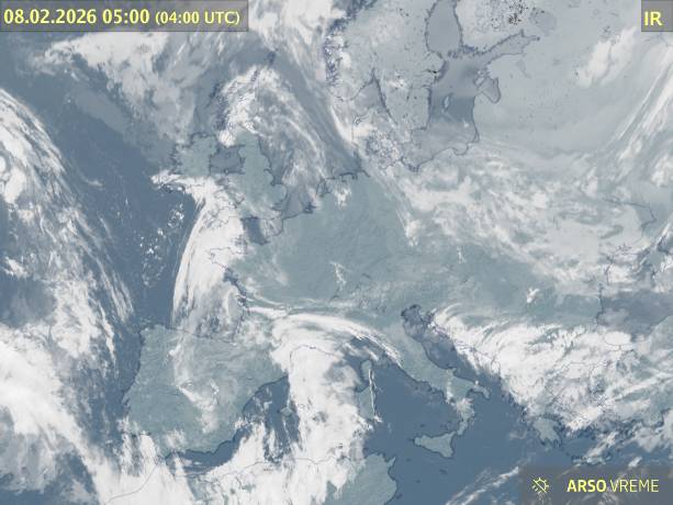 Satelitska slika oblačnosti