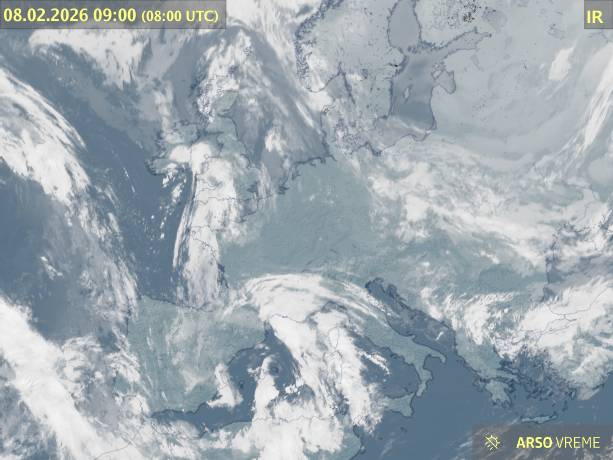 Satelitska slika oblačnosti