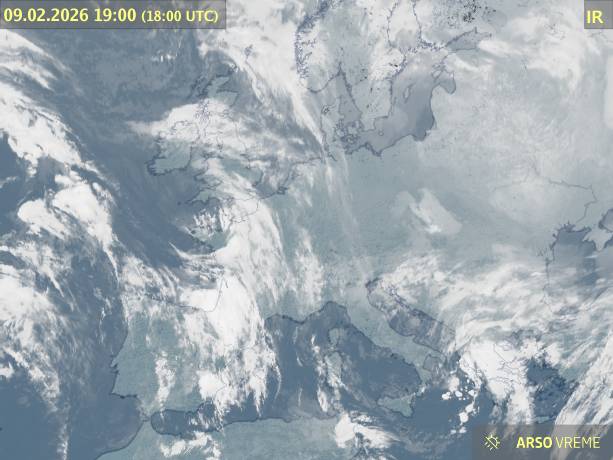 Satelitska slika oblačnosti